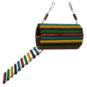 Brinquedo Aves Roedores Playground Toca Casinha Ponte Escada