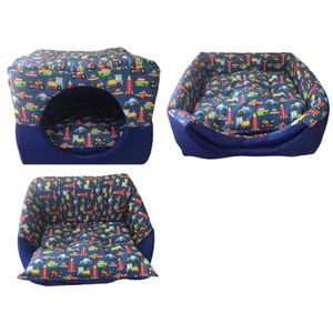 Caminha 3 Em 1 Para Pet Azul