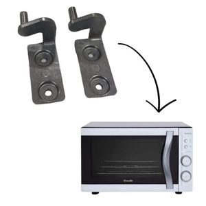 Kit 2 Dobradiças Da.porta Forno Mueller Sonetto G3