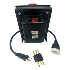 Transformador De Voltagem Até 2100w 110-220v 3000va Bivolt
