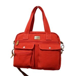 Bolsa De Lona Teach Cor Vermelho