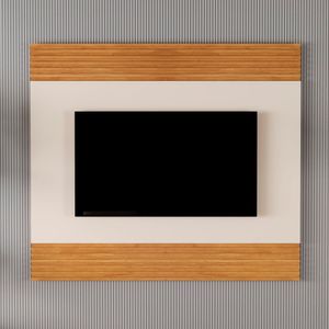 Painel Para Tv Até 58 Polegadas Madrid 160cm Naturalle/off White