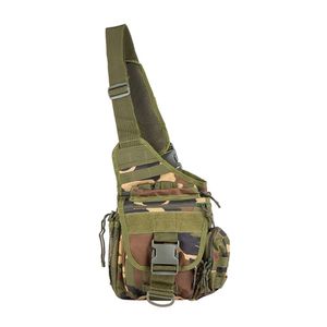 Bolsa Ombro Cross Gun Selva 10l Camuflada Militar Echolife