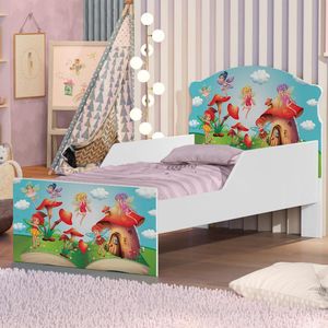 Cama Infantil Cidade Das Fadas Com Colchão
