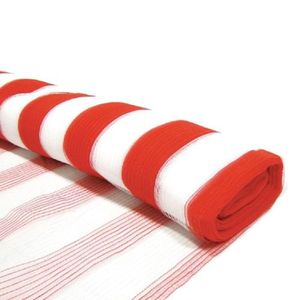 Tela Sinalização Guarda Corpo Tapume Laranja 1,20X50 Metros