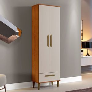 Armário Multiuso 2 Portas 1 Gavetas Natal Nature-off White