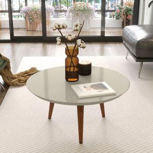 Mesa De Centro Luna 590 Off White - Patrimar