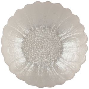 Centro De Mesa Flora Em Vidro 350ml Rosa Claro