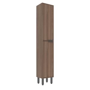 Paneleiro Móveis Sul Raíssa 35 Cm 2 Portas Mdp 5194 Nogal/preto