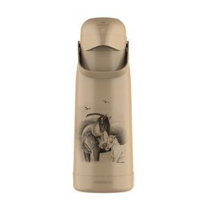 Garrafa Térmica Em Plástico Magic Pump 1,8l Termolar Cavalos