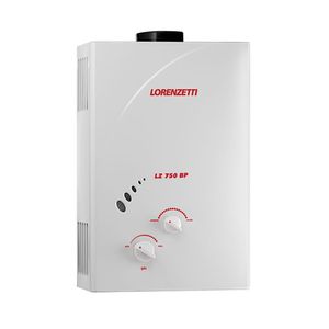 Aquecedor De água A Gás Lz 750bp Lorenzetti Glp (gás Liquefeito De Petróleo)