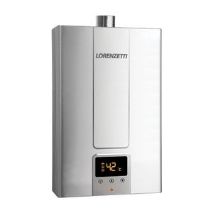Aquecedor De água A Gás Lz 2500de-i Digital Lorenzetti Gn (gás Natural)
