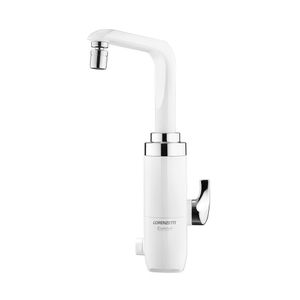 Torneira Elétrica Lorenzetti Essence De Bancada Branca-cromada 127v