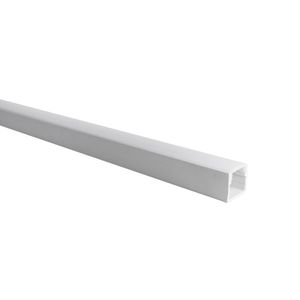 Perfil De Sobrepor Para Fita Led Blumenau Line 17mm Com 1 Metro Branco Fosco