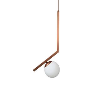 Lustre Pendente Lumix Ln1059 Cobre G9 Bivolt