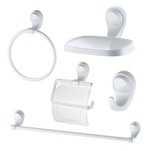 Kit De Acessórios Plásticos Lorenzetti Attic 2000 F22 Branco