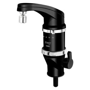 Torneira Elétrica Fame Elegance 4 Temperaturas Super Potente De Bancada Preta 220v