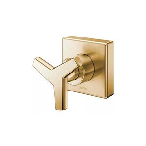 Acabamento Para Registro Docol City 877572 Para Base Deca 1-2", 3-4" E 1" Ouro Escovado