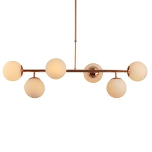 Lustre Pendente Avant Pérola Constelação E27 Bivolt Cobre Brilho