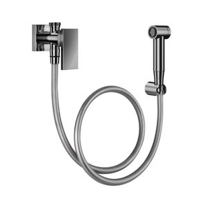Ducha Higiênica Docol New Edge 925648 Com Registro E Derivação Grafite Polido