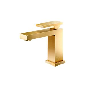 Torneira Docol New Edge 925072 De Bancada Ouro Escovado