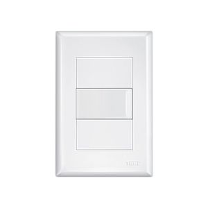 Interruptor Simples Fame Evidence Com Placa 4x2 Branco