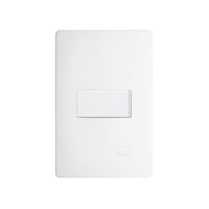 Interruptor Paralelo Fame Habitat Com Placa 4x2 Branco