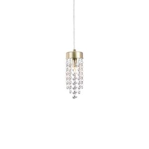 Lustre Pendente Blumenau Cristal Light Dourado G9 Bivolt