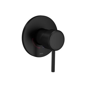 Acabamento Monocomando Para Chuveiro Deca You 4993.bl104.chu.mt Redondo Black Matte