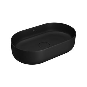 Cuba De Apoio Deca Slim 50x30 L.14050.94 Oval ébano Fosco