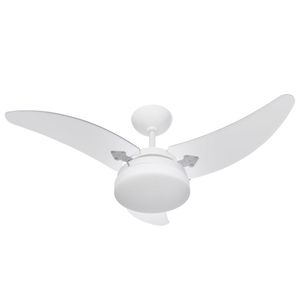 Ventilador Itaparica Max 110-127v 3p Cpm At Br Pas Transp. 130w Branco-transparente