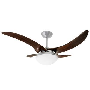 Ventilador Mareiro 220v 4p Ctm At Aço Escovado 130w Aço Escovado
