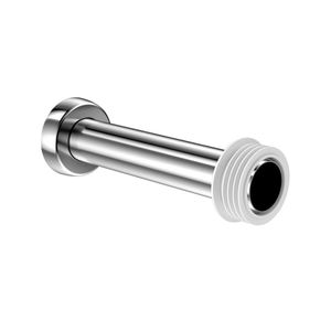 Tubo De Ligação Para Bacia Sanitária Docol Chrome 589206 20cm Cromado