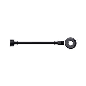 Engate Flexível De Pvc Blukit Com 40cm Preto