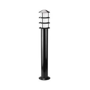 Poste Balizador Germany Oriental 75cm E27 Bivolt Preto Fosco