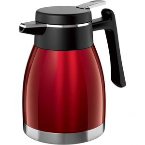 Bule Térmico Vermelho Quebec 1,2 Litro Abre Click Euro Home [f118]