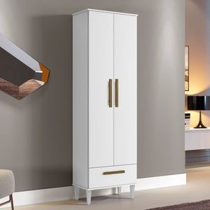 Armário Multiuso 2 Portas 1 Gavetas Natal Nature-off White
