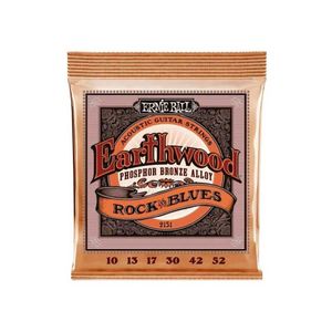 Encordoamento 010"-052" P-violão Aço Earthwood Rock And Blues Phosphor Bronze Ernie Ball P02151