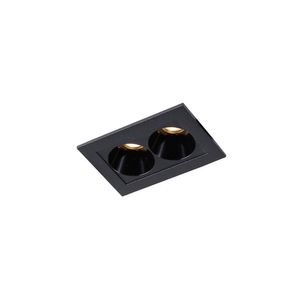 Spot De Embutir Nordecor Powerus Led 4w Bivolt Preto 3000k Luz Amarela