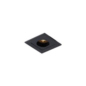 Spot De Embutir Nordecor Powerus Led 2w Bivolt Preto 3000k Luz Amarela