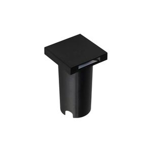 Embutido De Solo Led Nordecor Eran 0,5w Bivolt Preto 3000k Luz Amarela