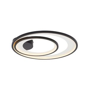 Plafon Nordecor Zahal Duo 2516 Led Bivolt Preto
