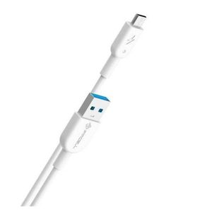 Cabo Usb Carregador Moto X4 Z Z2 Play Type C - Branco