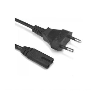 Cabo De Força Bipolar 8 P- Fonte Notebook, Impressora E Radio 1.5 Mts