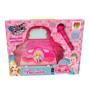 Bolsa Interativa Belinda Rock Show Microfone Dm Toys
