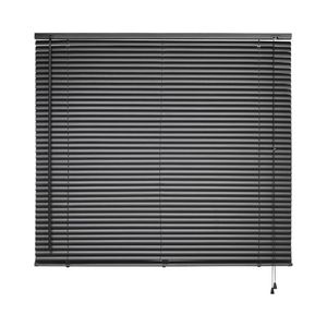 Persiana Horizontal Preta 140x130 Cm - Atlas