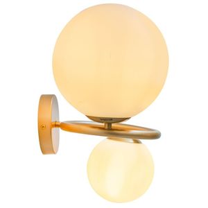 Arandela Oxala (l)26cm (c)33,5cm (a)39cm 2xg9 Halopin Max 25w Ip20 Dourado