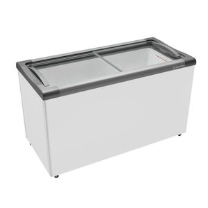 Freezer Horizontal Metalfrio 2 Portas De Vidro 388 Litros Branco 220v