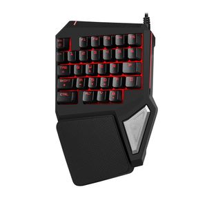 Warrior Drugi Teclado Gamer One Hand Com Led