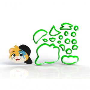 Cortador Kit 44 Gatos Lampo Tamanho 5 Cm